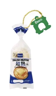 フィギュアパスコの超熟ミニチュアスクイーズガチャ超熟イングリッシュマフィン4個入