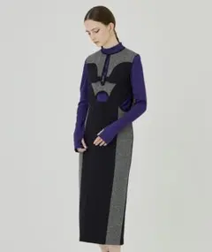 【最終値下げ】サイロンツィードロングワンピース(新品、未使用品)