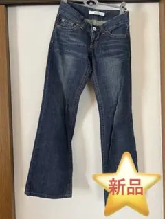 UNIQLO（ユニクロ） デニムパンツ ブーツカット 22インチ（56cm）