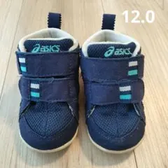 ASICS SUKU2 ネイビー スニーカー 12.0cm ファーストシューズ