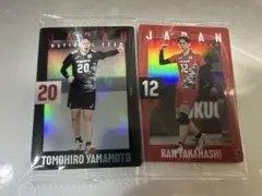日本男子バレー　ウェハースカード