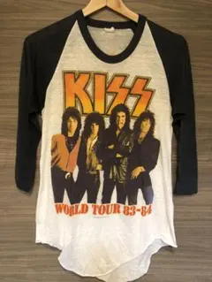 KISS ヴィンテージ ラグラン　Tシャツ　ロック　バンド　キムタク　菅田将暉のサムネイル