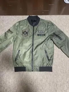 MA-1スタイル フライトジャケット オリーブグリーン ナイロンジャケット