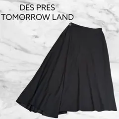DES PRES デプレ 洗濯可 コットン アシンメトリー ラップ スカート