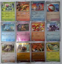ポケモンカード sv2a 151 モンボミラー 12種12枚