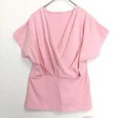 【DHOLIC】半袖カットソー トップス レディース Tシャツ ピンクのサムネイル