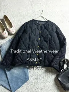 美品【トラディショナルウェザーウェア】ARKLEY キルティングジャケット 36