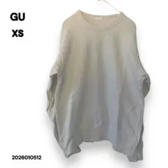 GU ヘビーウェイトスウェットプルオーバー　アイボリー　XS