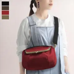 AYANOKOJI がま口 ショルダーバッグ ころん レッドのサムネイル