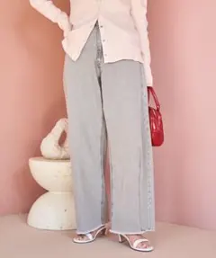 FREAK'S STORE フリークスストア バレルデニム デニムパンツ グレーのサムネイル