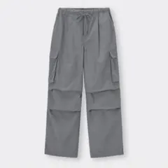 GU パラシュートカーゴパンツ　グレー