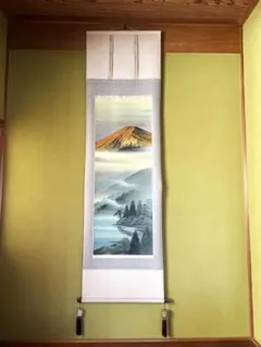 掛軸 「旭日」 八屋梅月筆 共箱 二重箱 0259 - メルカリ