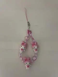 マイメロディ（トキメキぽっぷビーズ）ストラップ