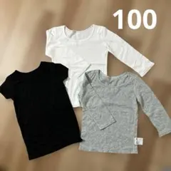 UNIQLO 長袖シャツ&半袖ヒートテック　100cm
