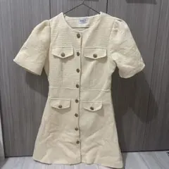 SNACC LUXE COLLECTION ツイードミニワンピース