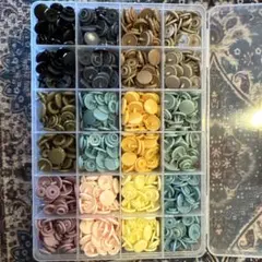 多色プラスチックボタンセット　まとめ売り