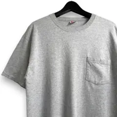 VINTAGE 古着 90s USA製 Hanes ポケT 無地Tシャツ N39
