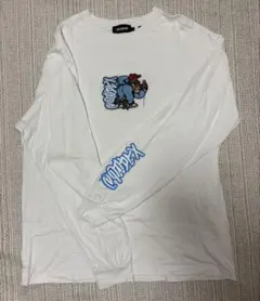 【即購入歓迎】XLARGE 白ロンT 刺繍ロゴ ビッグシルエットのサムネイル