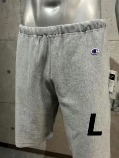 【新品】Champion ショートパンツ C3-D526 グレー L