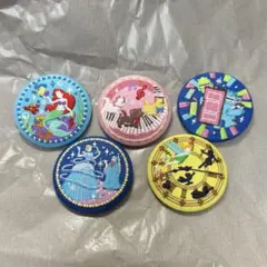 【5個セット】Disney Characters 刺繍缶バッジ2 ディズニー