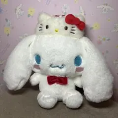 ハローキティ 50周年 50th シナモロール マスコット ぬいぐるみ