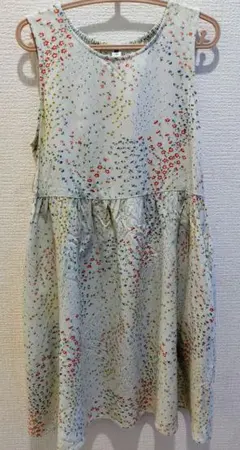 花柄ノースリーブワンピース 　サイズ120