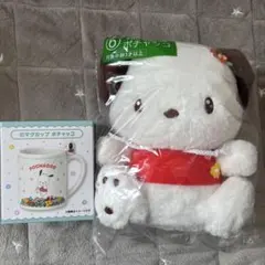 ポチャッコぬいぐるみ　マグカップ
