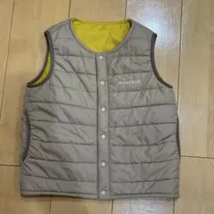 mont-bell サーマラップ ラウンドネックベスト Kid's 120