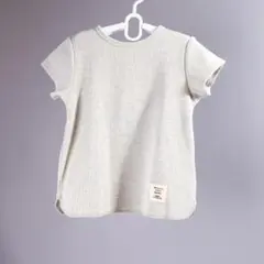 【極美品】べべ サマーニット 半袖 Tシャツ 120 ベージュ 通学に◎のサムネイル