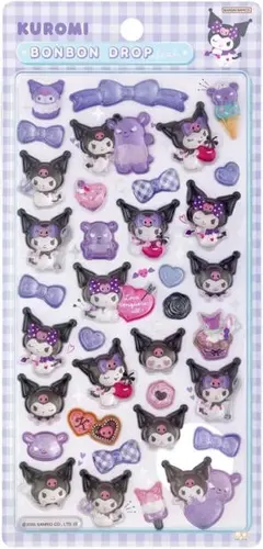 Kuromi ボンボンドロップ シール