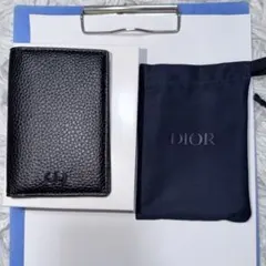 Dior カードケース　ユニセックス　ノベルティ　巾着付き