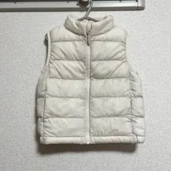 UNIQLO アウター　中綿ベスト　100cm ホワイト　キッズ