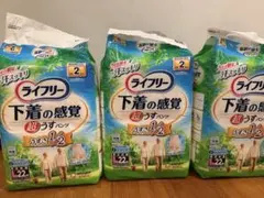 ライフリー 下着の感覚 超うすパンツ Lサイズ 22枚入　3袋セット