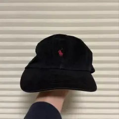 90〜00s Polo by Ralph Lauren キャップ ブラック
