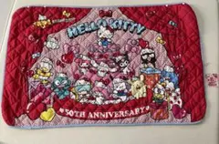ハローキティ 50周年記念 もこもこブランケット