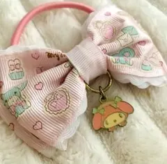 マイメロ ヘアゴム　おめかしシリーズ　My Melody サンリオピンク平成女児