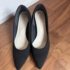 JELLY BEANS ブラック ポインテッドトゥパンプス 23.0cm