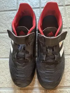adidas サッカー練習用シューズブラック/レッド24センチ