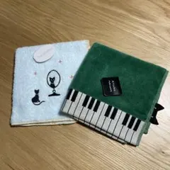 タオルハンカチ　猫柄