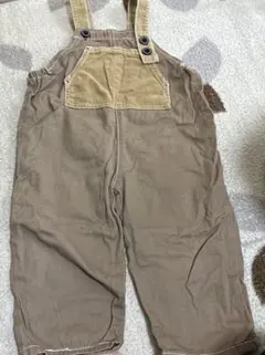 ブラウンオーバーオール 100cm