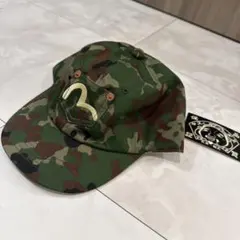 レア EVISU キャップ カモ柄 ロゴ刺繍の迷彩帽子 – EVISU