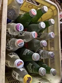 天馬印 ラムネ 瓶 プラスチックケース付き - メルカリ