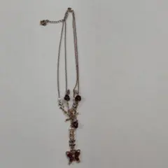 d*2様 アクシーズファム 蝶と薔薇のネックレス