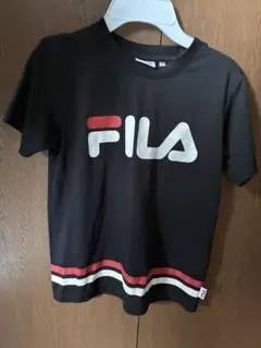 FILA Tシャツ ロゴプリント 半袖Tシャツ ブラック　140のサムネイル