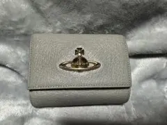 ☆ Vivienne Westwood 財布 がま口 三つ折りグレー