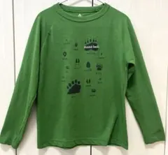 モンベル　長袖Tシャツ　120cm　足跡