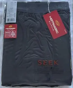 シーク【SEEK】 発熱保温・高い調湿性・帯電低減加工タイツ Lサイズ ブラック