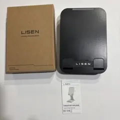 LISEN 折りたたみ式スマホスタンド 黒