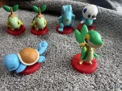 ポケモン チョコエッグ　ゼニガメ　ツタージャ　ワニノコ　ミジュマル　ナエトル