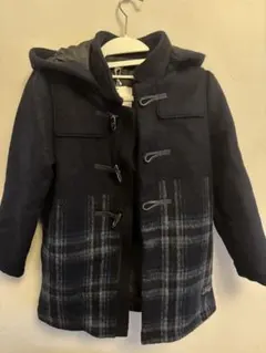 BeBe ウールコート 100~140cm チェック柄